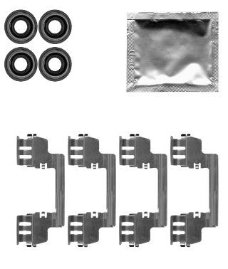 HELLA PAGID Комплектующие, колодки дискового тормоза 8DZ 355 204-761